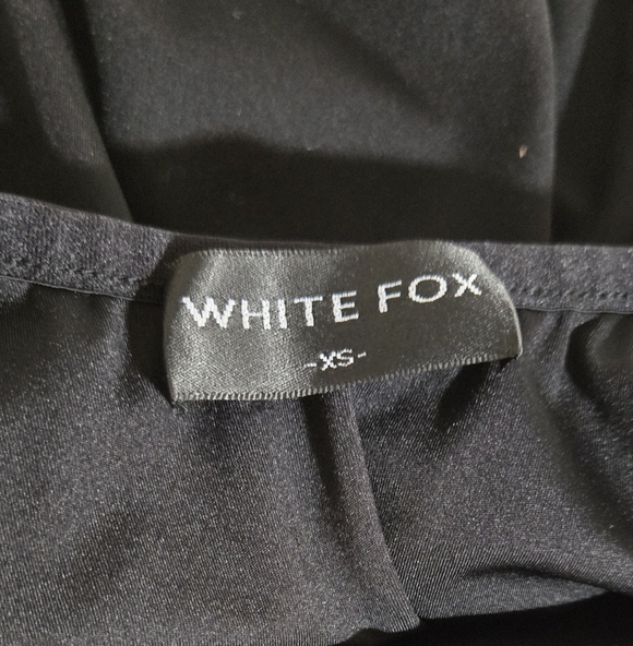 White Fox Black Logo Bodysuit Size XS - Picture 9 of 12